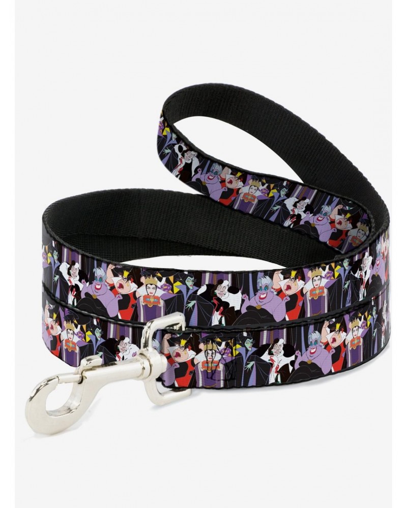 Disney 5 Disney Villains Stacked Dog Leash 6 Ft $11.45 Scenes