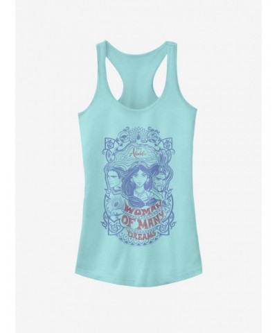 Disney Aladdin 2019 Vintage Aladdin Girls Tank $8.47 Tanks