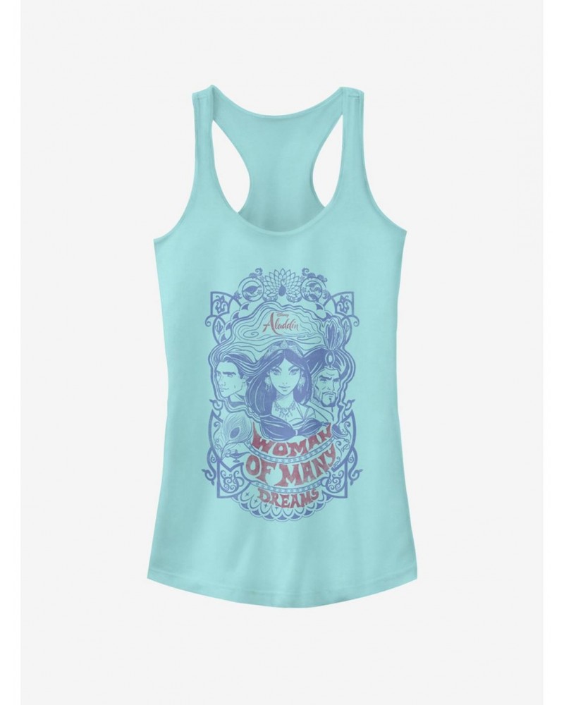 Disney Aladdin 2019 Vintage Aladdin Girls Tank $8.47 Tanks