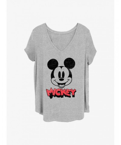 Disney Mickey Mouse Heads Up Girls T-Shirt Plus Size $14.45 T-Shirts