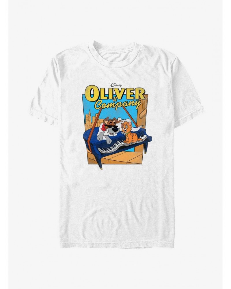 Disney Oliver & Company Piano T-Shirt $11.95 T-Shirts