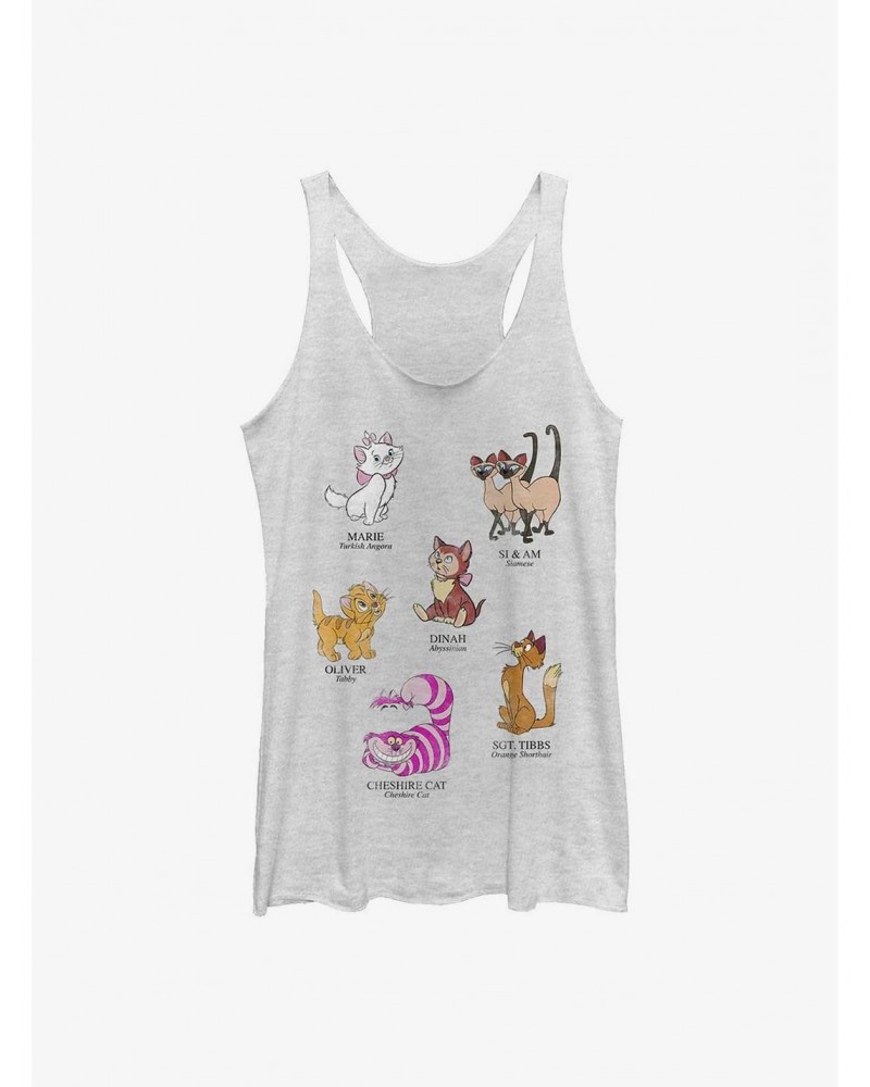 Disney Cats Breeds Girls Tank $7.77 Tanks