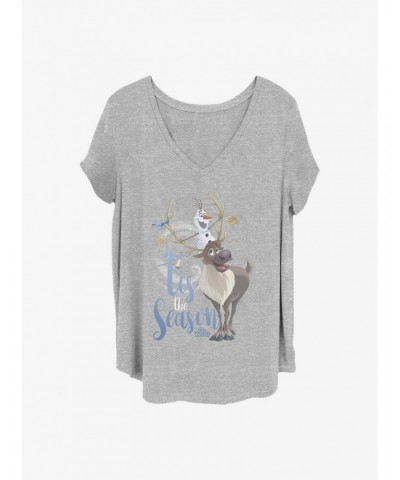 Disney Frozen Olaf Season Girls T-Shirt Plus Size $12.43 T-Shirts