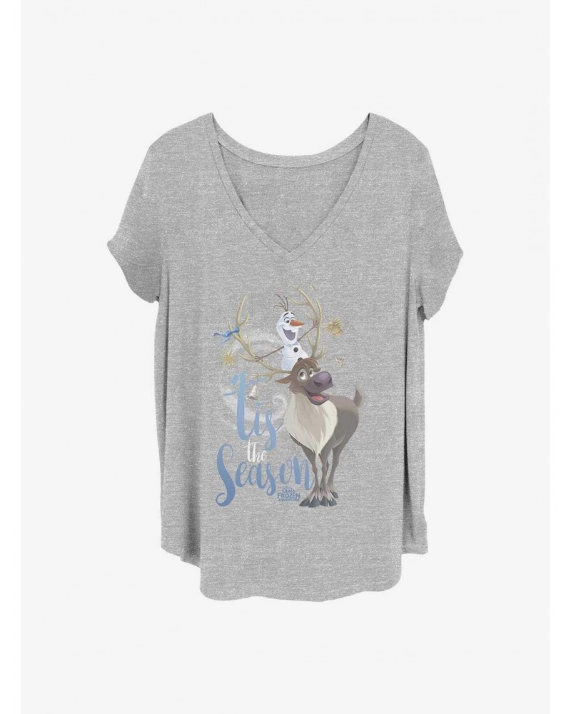 Disney Frozen Olaf Season Girls T-Shirt Plus Size $12.43 T-Shirts