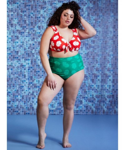 Disney Lilo & Stitch Leaf High-Waisted Swim Bottoms Plus Size $6.72 Bottoms