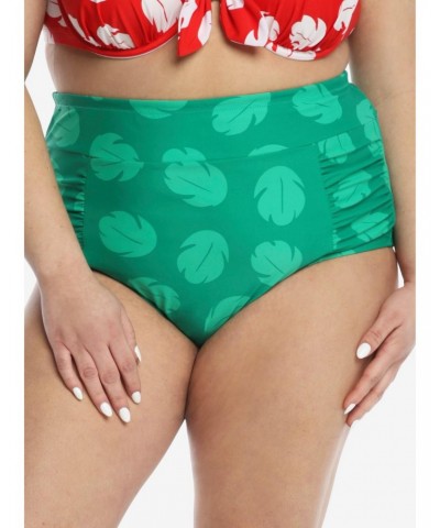 Disney Lilo & Stitch Leaf High-Waisted Swim Bottoms Plus Size $6.72 Bottoms