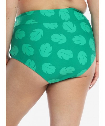 Disney Lilo & Stitch Leaf High-Waisted Swim Bottoms Plus Size $6.72 Bottoms