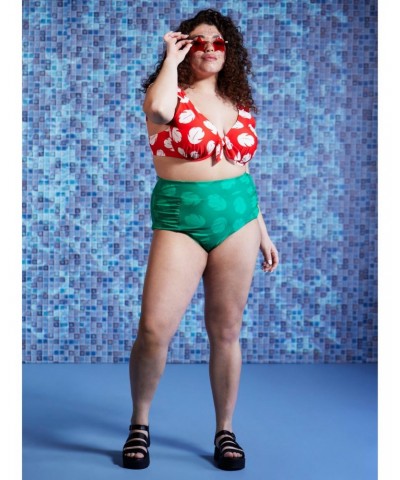 Disney Lilo & Stitch Leaf High-Waisted Swim Bottoms Plus Size $6.72 Bottoms