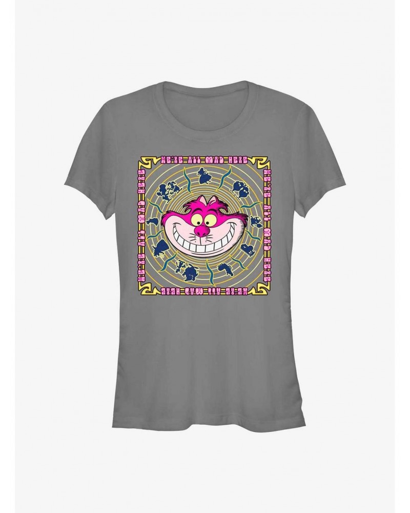 Disney Alice In Wonderland Radiate Madness Cheshire Girls T-Shirt $11.21 T-Shirts