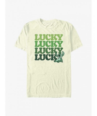 Disney Lilo & Stitch Lucky Stitch Stack T-Shirt $10.04 T-Shirts