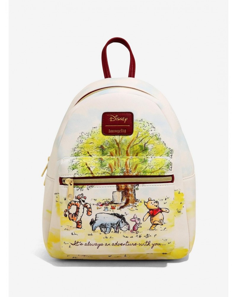 Loungefly Disney Winnie The Pooh Sketch Mini Backpack $24.16 Backpacks