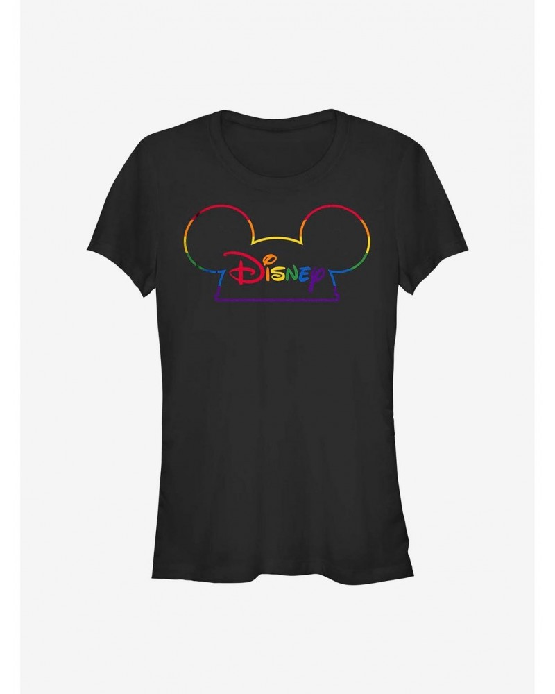 Disney Mickey Mouse Rainbow Pride Mouse Ears T-Shirt $9.71 T-Shirts