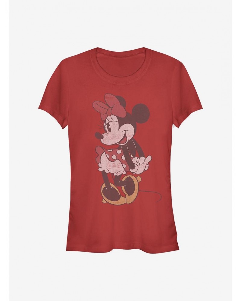 Disney Minnie Mouse Classic Vintage Minnie Girls T-Shirt $7.97 T-Shirts