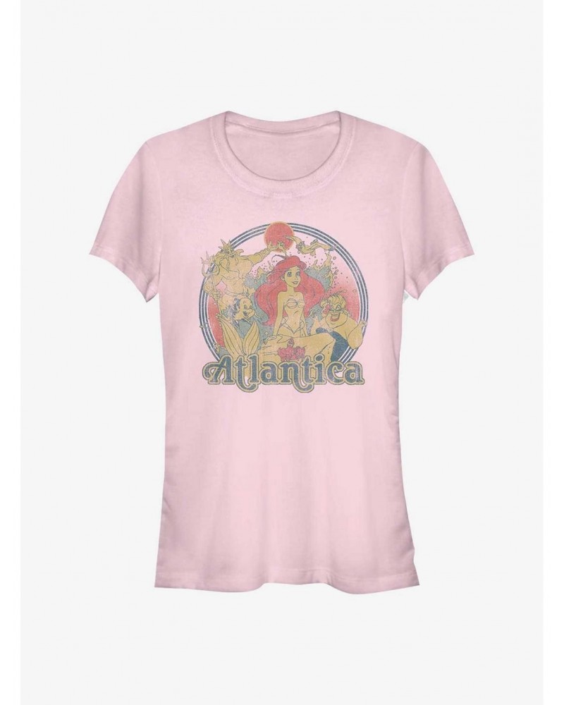 Disney The Little Mermaid Atlantica Destination Girls T-Shirt $8.96 T-Shirts