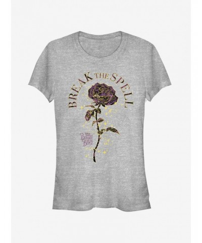 Disney Beauty And The Beast Break Spell Rose Girls T-Shirt $9.46 T-Shirts