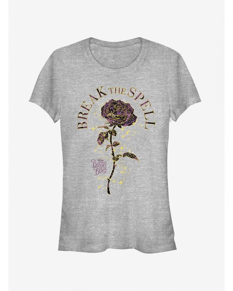 Disney Beauty And The Beast Break Spell Rose Girls T-Shirt $9.46 T-Shirts