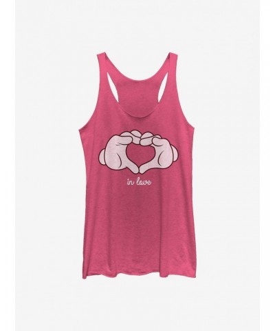 Disney Mickey Mouse Glove Heart Girls Tank $11.91 Tanks