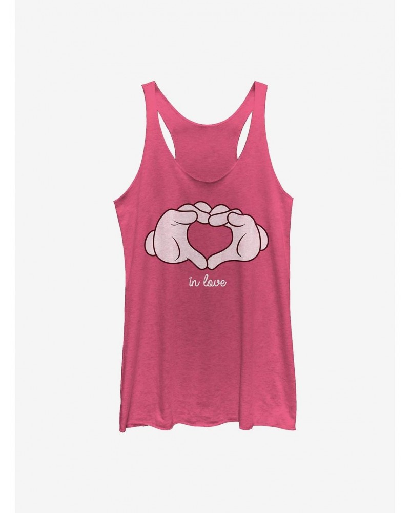 Disney Mickey Mouse Glove Heart Girls Tank $11.91 Tanks