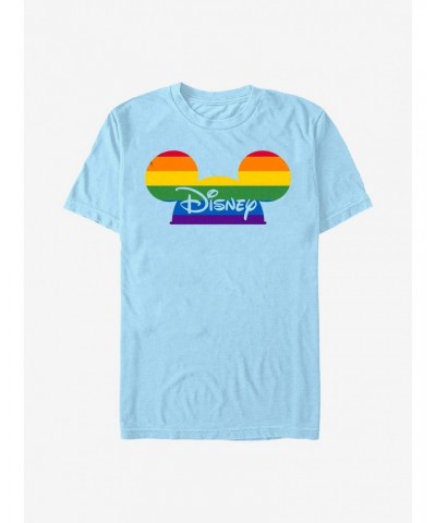 Disney Mickey Mouse Disney Rainbow Pride Hat T-Shirt $8.60 T-Shirts