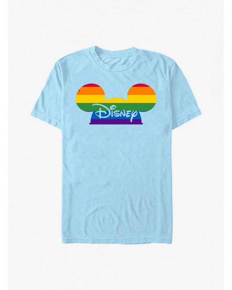 Disney Mickey Mouse Disney Rainbow Pride Hat T-Shirt $8.60 T-Shirts