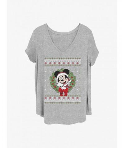 Disney Mickey Mouse Mickey Sweater Girls T-Shirt Plus Size $10.12 T-Shirts