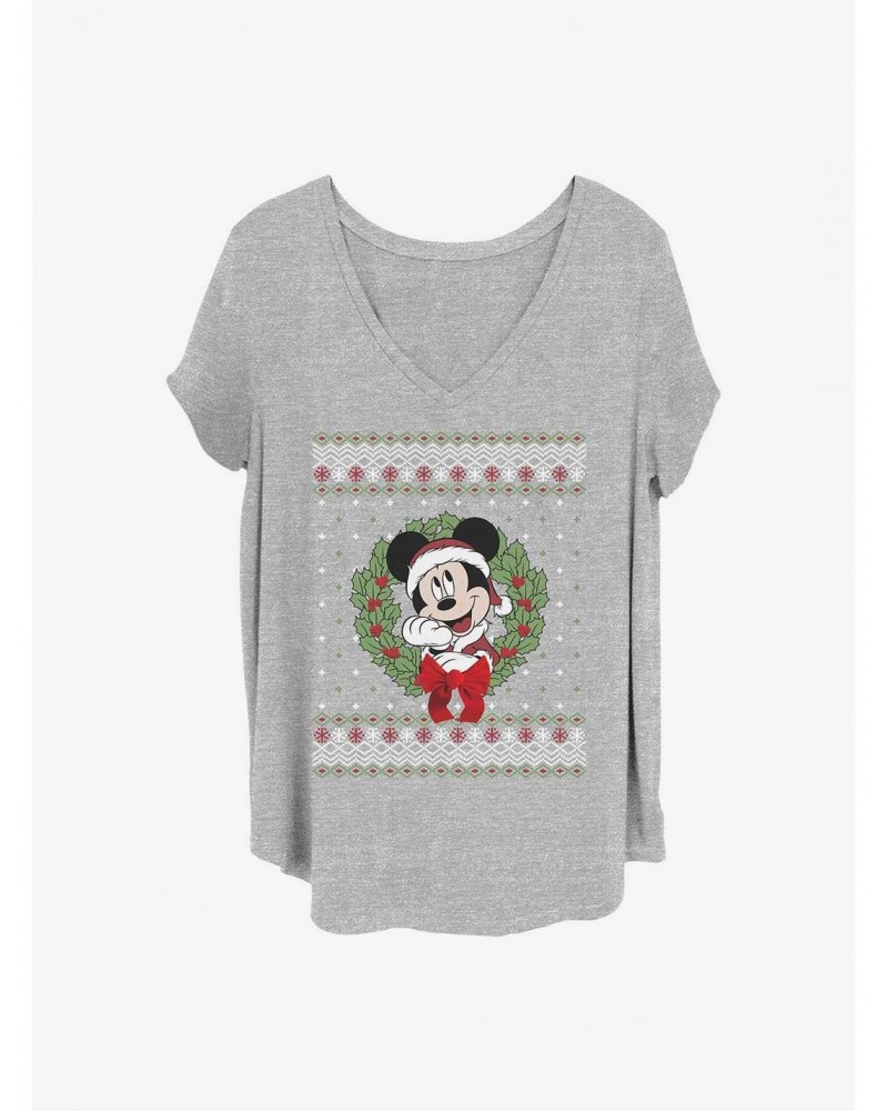 Disney Mickey Mouse Mickey Sweater Girls T-Shirt Plus Size $10.12 T-Shirts