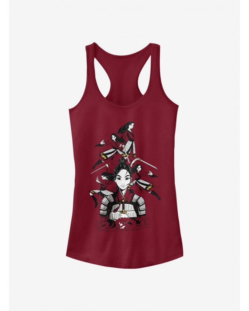 Disney Mulan Mulan Poses Girls Tank $10.96 Tanks