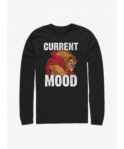 Disney Beauty and the Beast Current Mood Long-Sleeve T-Shirt $11.52 T-Shirts