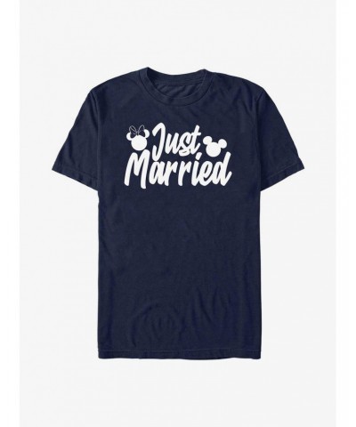 Disney Mickey Mouse Just Married T-Shirt $7.65 T-Shirts