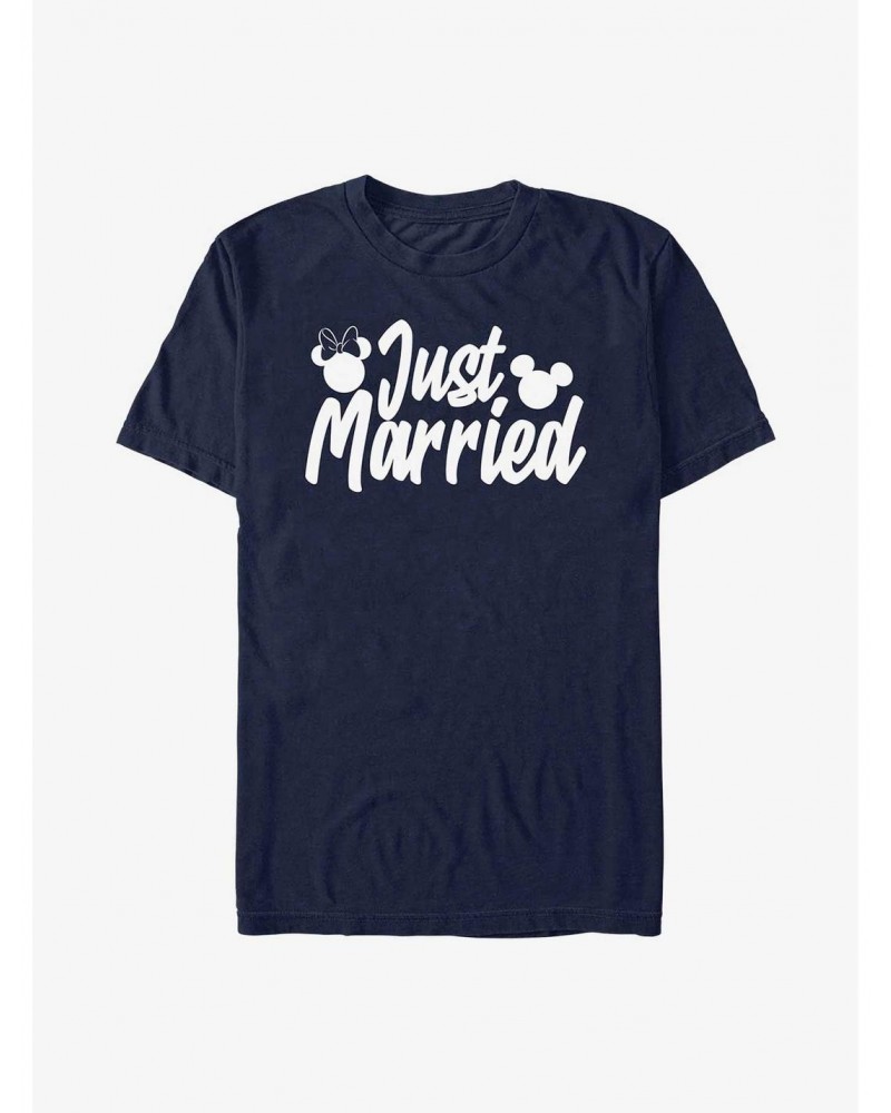 Disney Mickey Mouse Just Married T-Shirt $7.65 T-Shirts