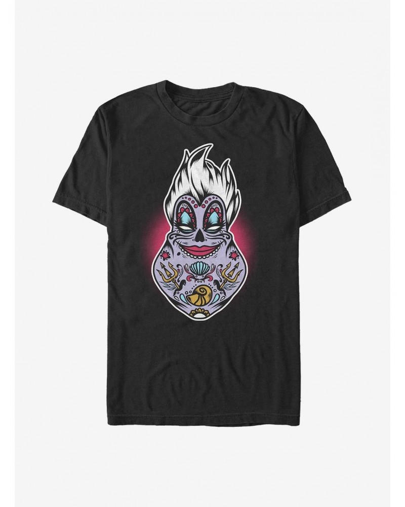 Disney The Little Mermaid Sugar Skull Ursula T-Shirt $7.17 T-Shirts