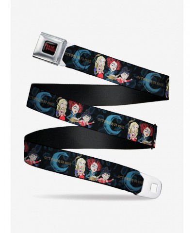 Disney Hocus Pocus Sanderson Sisters Group Pose Black Blues Seatbelt Belt Xl $11.70 Merchandises