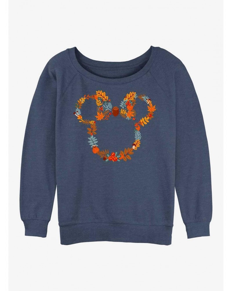 Disney Minnie Mouse Fall Ears Girls Slouchy Sweatshirt $17.34 Sweatshirts