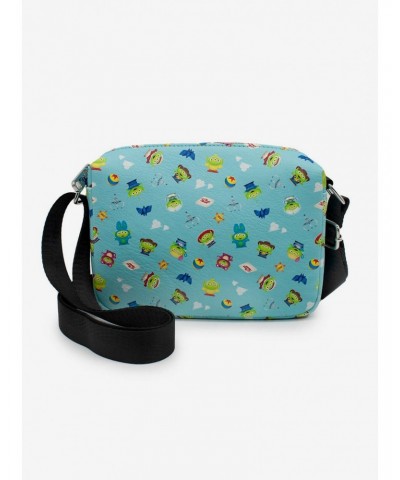 Disney Pixar Toy Story Alien Remix Pizza Planet Crossbody Bag $11.97 Bags