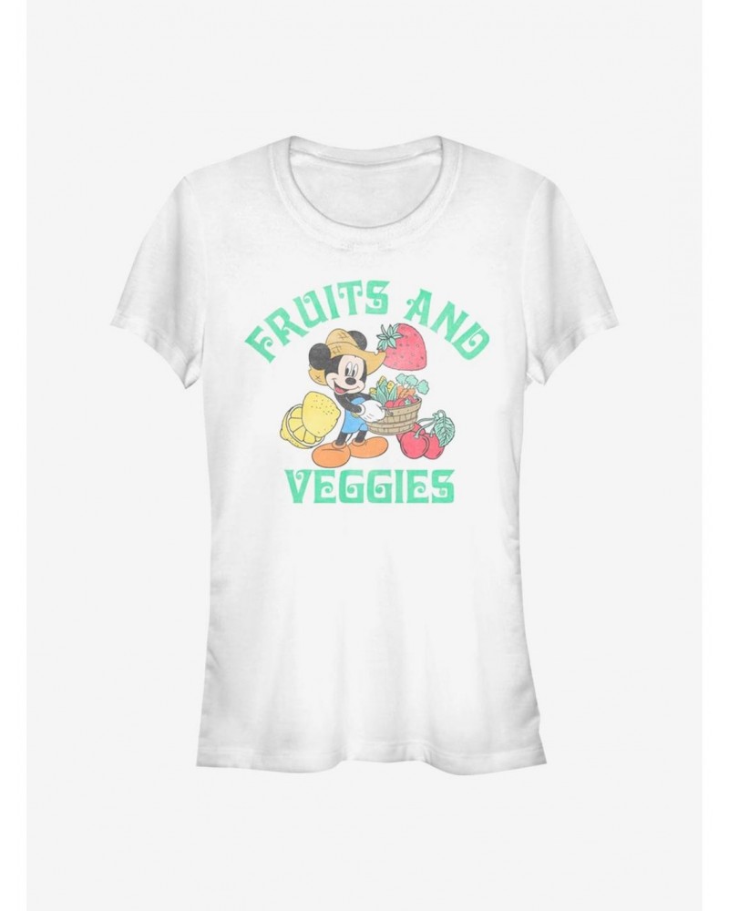 Disney Mickey Mouse Fruits And Veggies Girls T-Shirt $10.21 T-Shirts