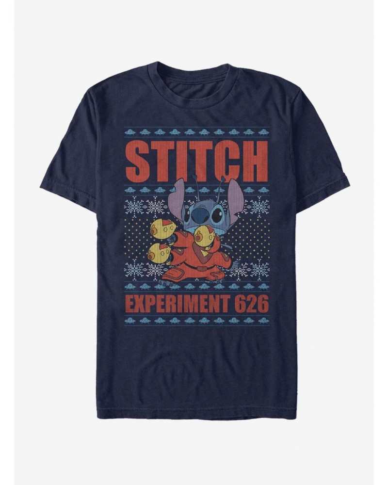 Disney Lilo & Stitch Holiday Stitch Experiment 626 T-Shirt $9.08 T-Shirts