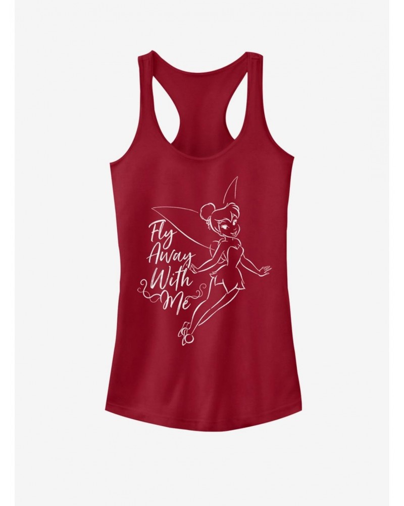 Disney Tinker Bell Fly Away With Me Girls Tank $12.45 Tanks