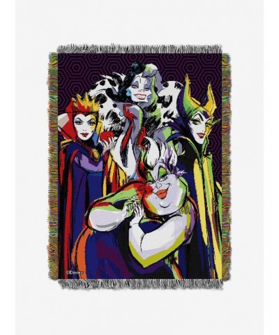 Disney Villains Villainous Group Tapestry Throw $13.09 Throws