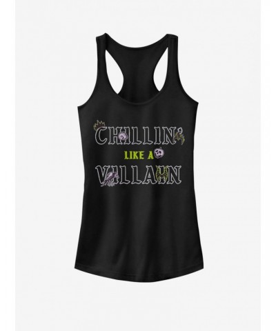 Disney Villains Chillin Villain Patches Girls Tank $10.46 Tanks