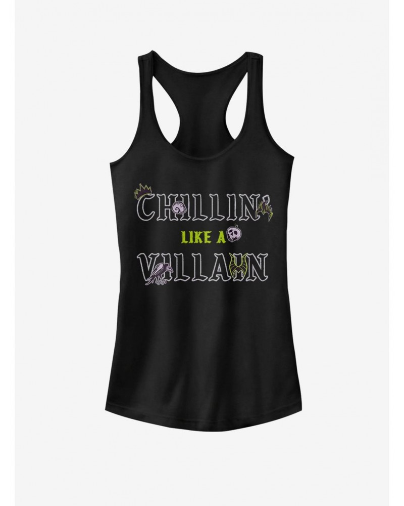 Disney Villains Chillin Villain Patches Girls Tank $10.46 Tanks