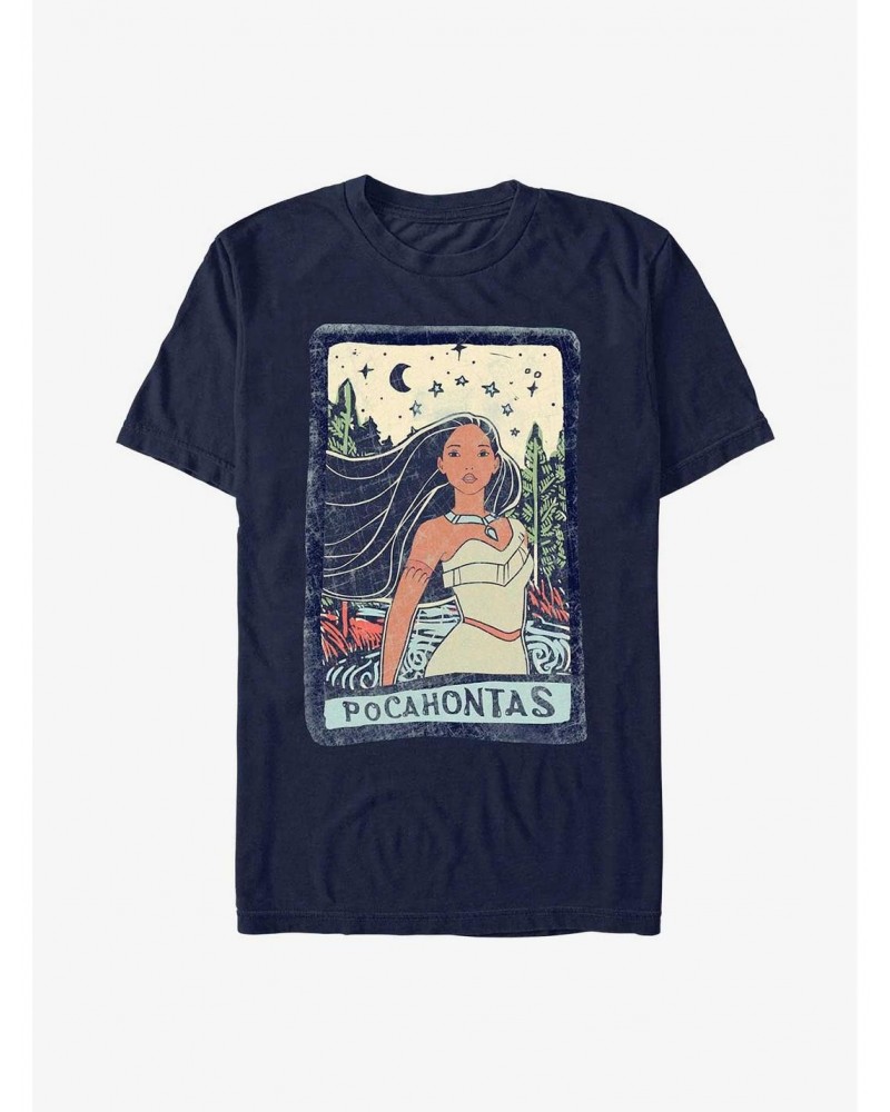 Disney Pocahontas Earth Day Block Print T-Shirt $9.56 T-Shirts