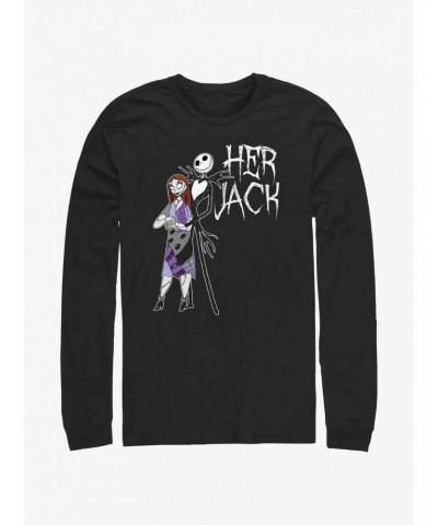 Disney The Nightmare Before Christmas Her Jack Long-Sleeve T-Shirt $12.50 T-Shirts