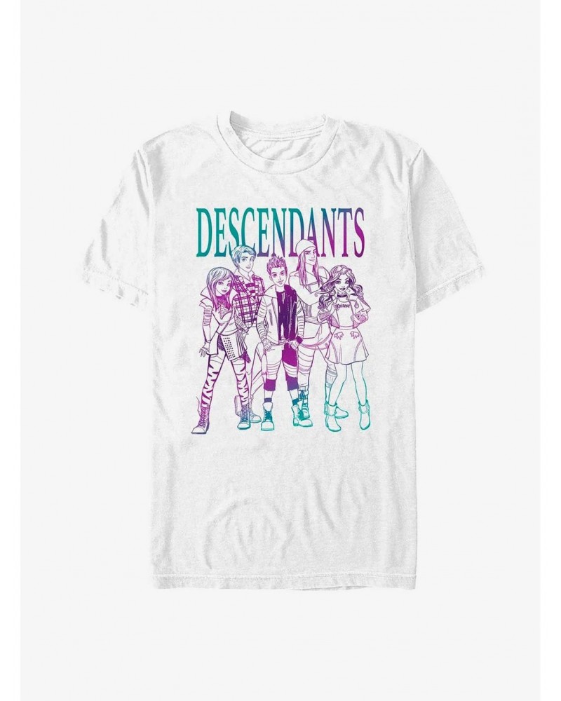 Disney Descendants Sketch Group T-Shirt $9.08 T-Shirts