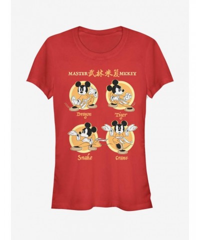 Disney Mickey Mouse Kung Fu Four Up Girls T-Shirt $7.97 T-Shirts