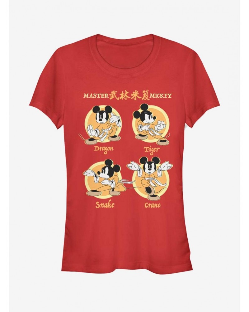 Disney Mickey Mouse Kung Fu Four Up Girls T-Shirt $7.97 T-Shirts