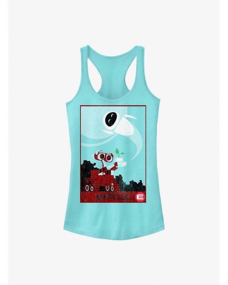 Disney Pixar Wall-E Earth Day Plant Boot Girls Tank $10.21 Tanks