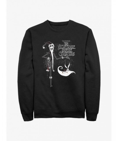 Disney The Nightmare Before Christmas Santa Jack and Zero Sweatshirt $12.55 Sweatshirts