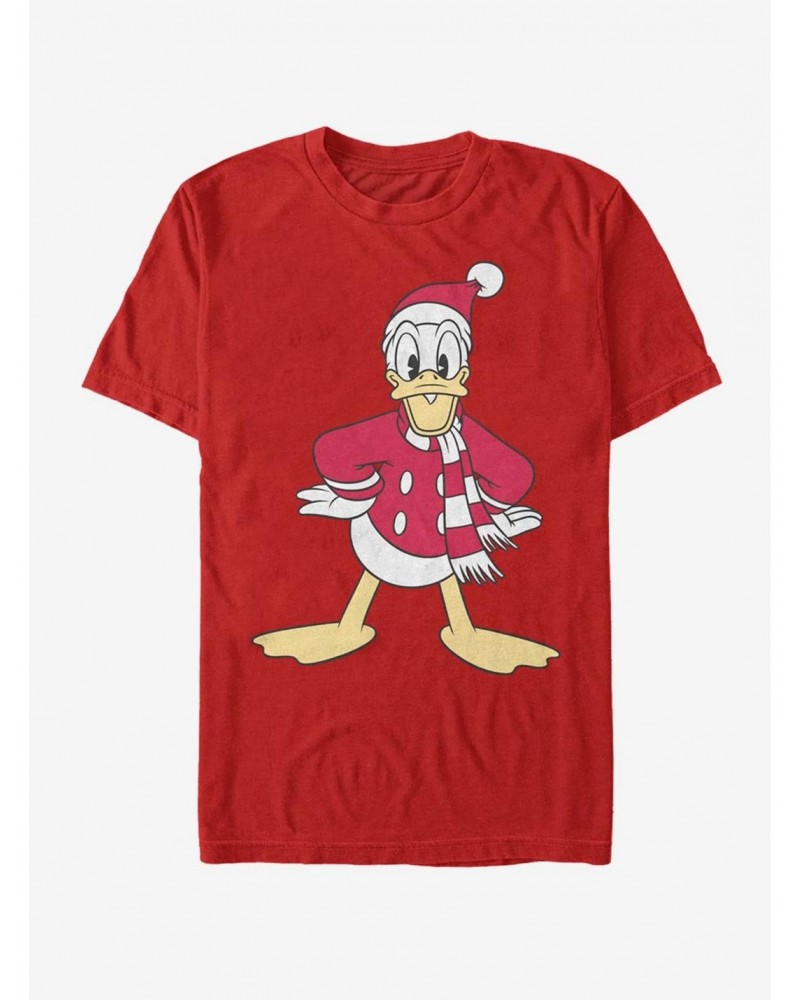 Disney Donald Duck Holiday Donald Hat T-Shirt $7.41 T-Shirts