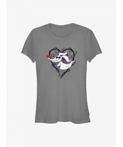 Disney The Nightmare Before Christmas Zero Heart Girls T-Shirt $9.71 T-Shirts