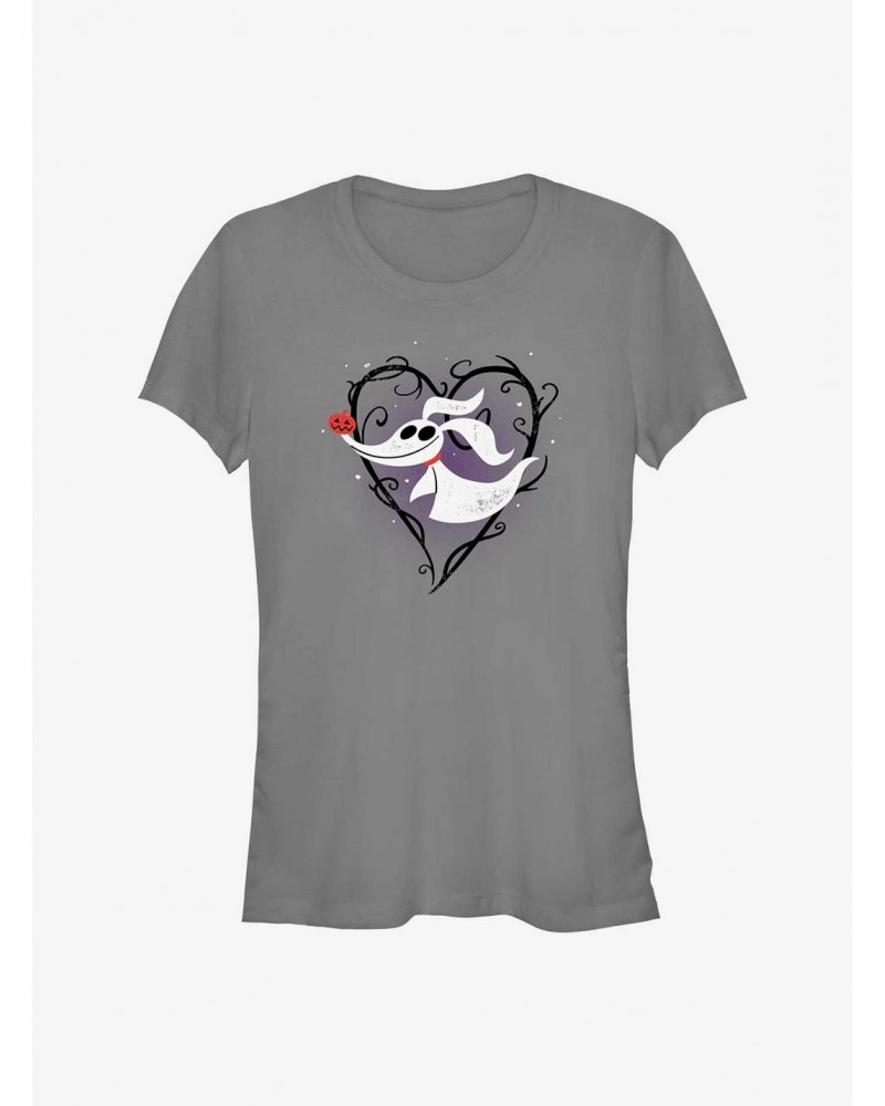 Disney The Nightmare Before Christmas Zero Heart Girls T-Shirt $9.71 T-Shirts